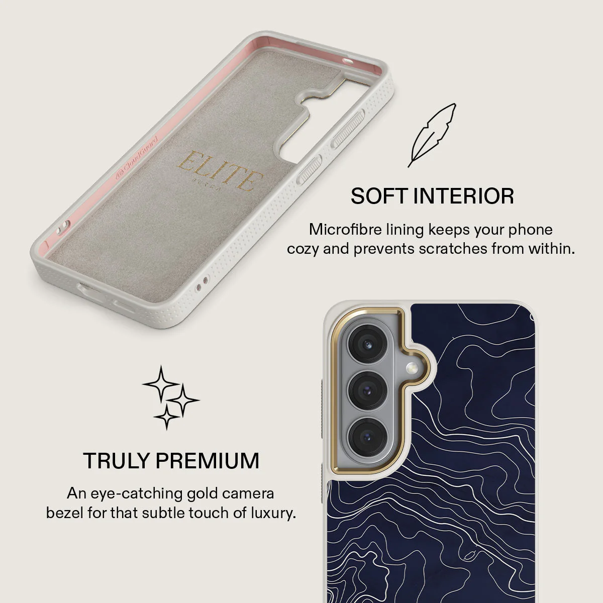 Drifting Shores - Line Art Samsung Galaxy S26 Case - Image 31