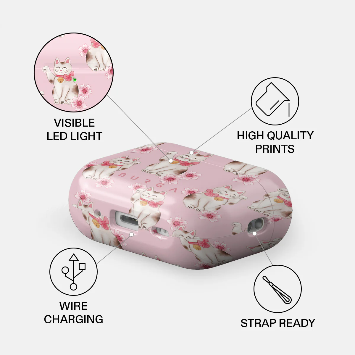 Maneki Neko - AirPods Pro 2 Case - Image 3