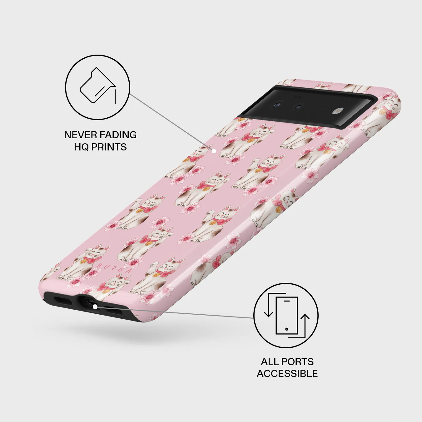 Maneki Neko - Google Pixel 6 Case - Image 3