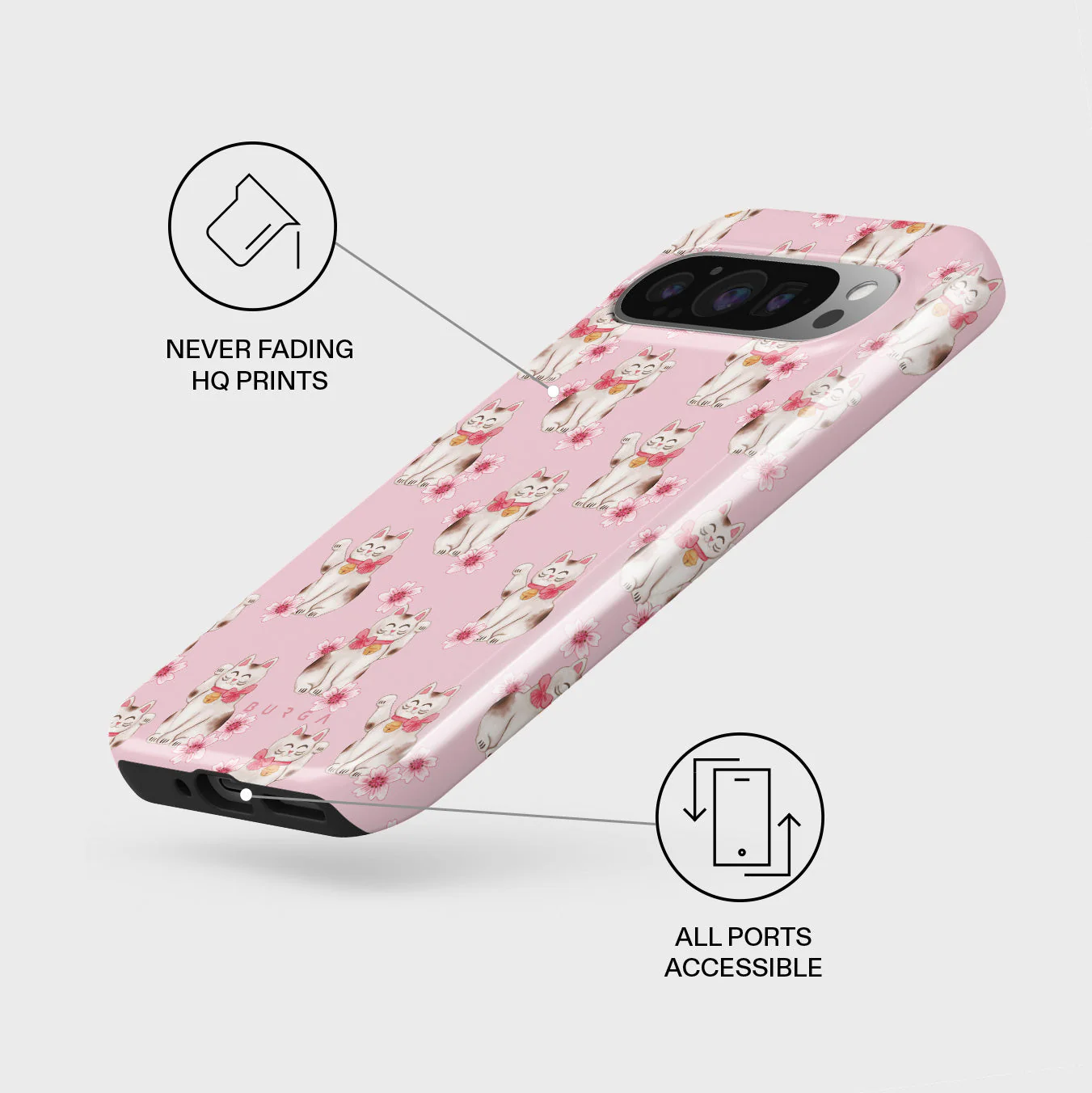 Maneki Neko - Google Pixel 9 Pro Case - Image 3