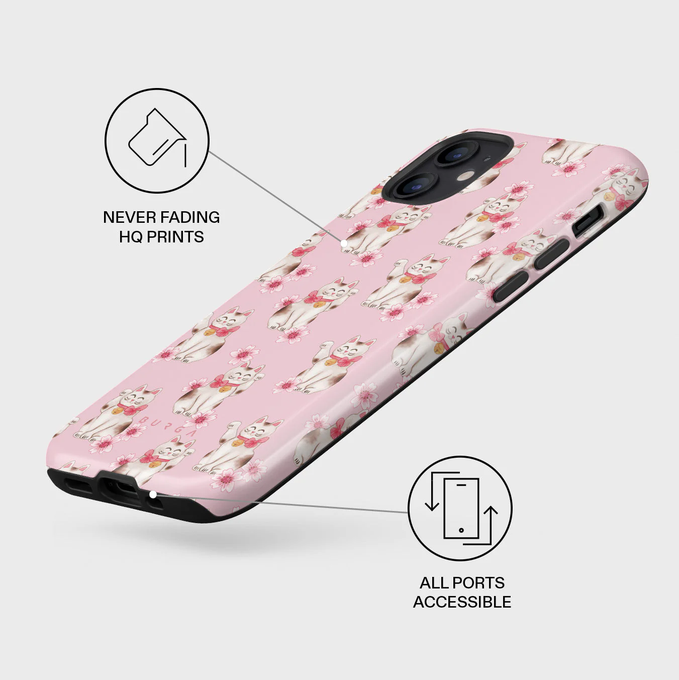 Maneki Neko - iPhone 12 Case - Image 3