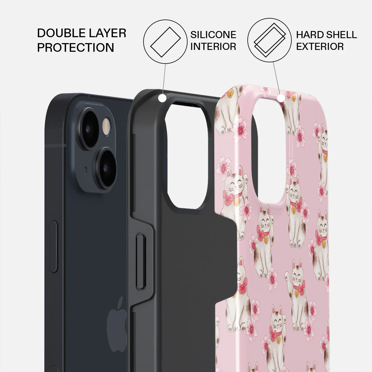 Maneki Neko - iPhone 14 Case - Image 2