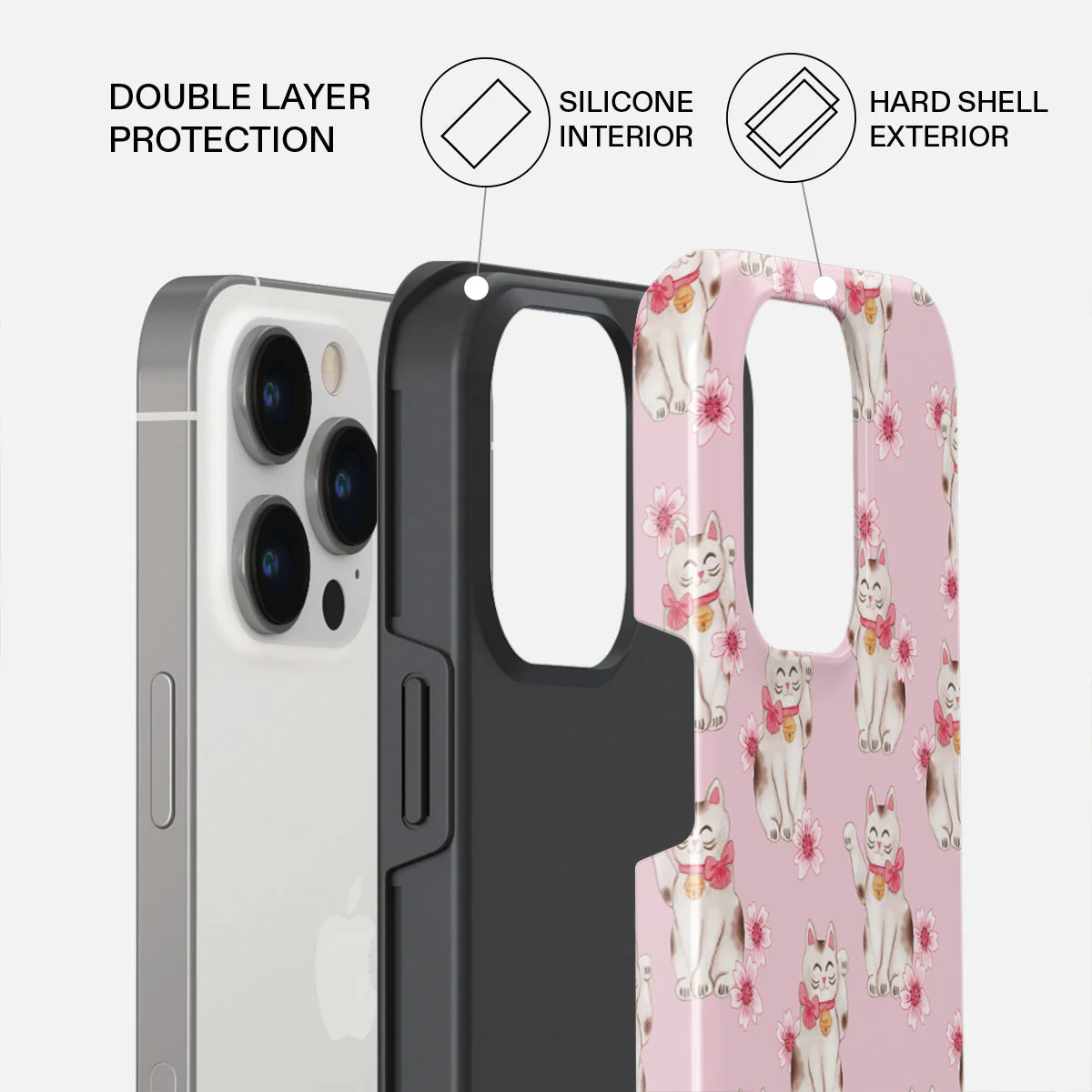 Maneki Neko - iPhone 14 Pro Case - Image 2
