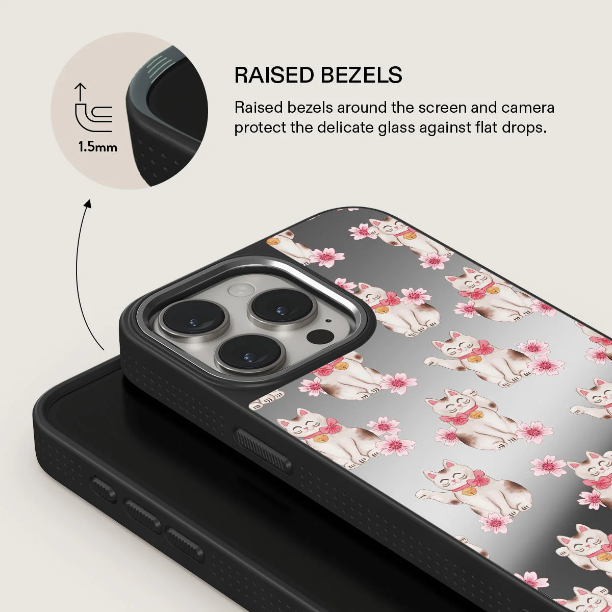 Maneki Neko - iPhone 15 Pro Case - Image 38