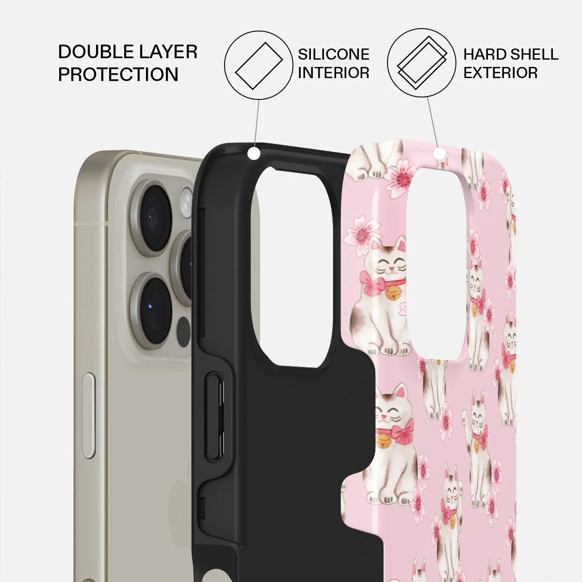 Maneki Neko - iPhone 16 Pro Case - Image 2