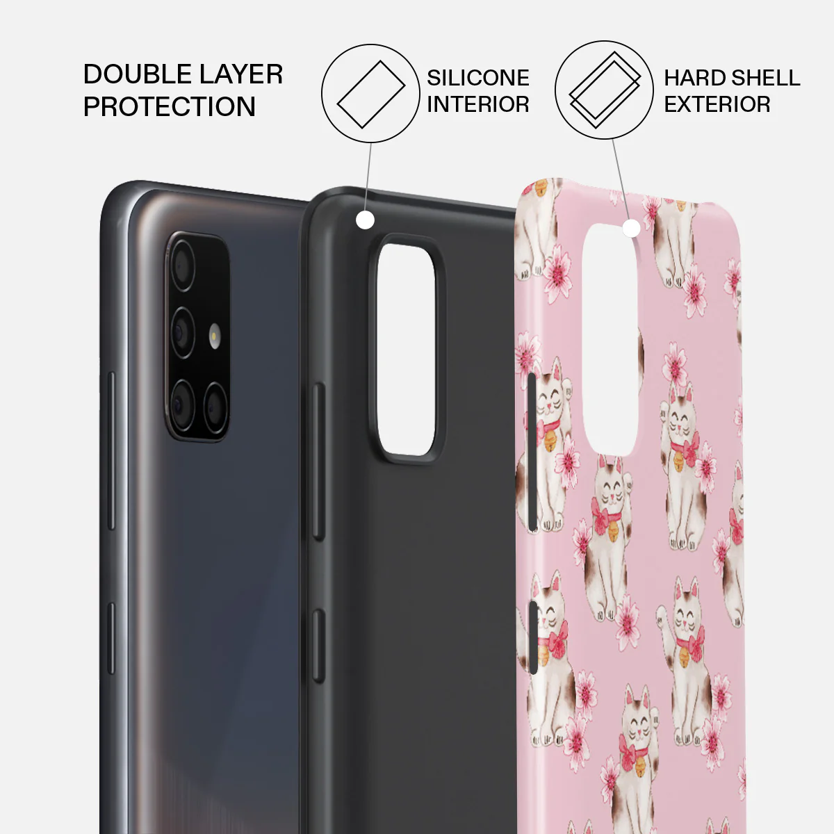 Maneki Neko - Samsung Galaxy A51 4G Case - Image 2