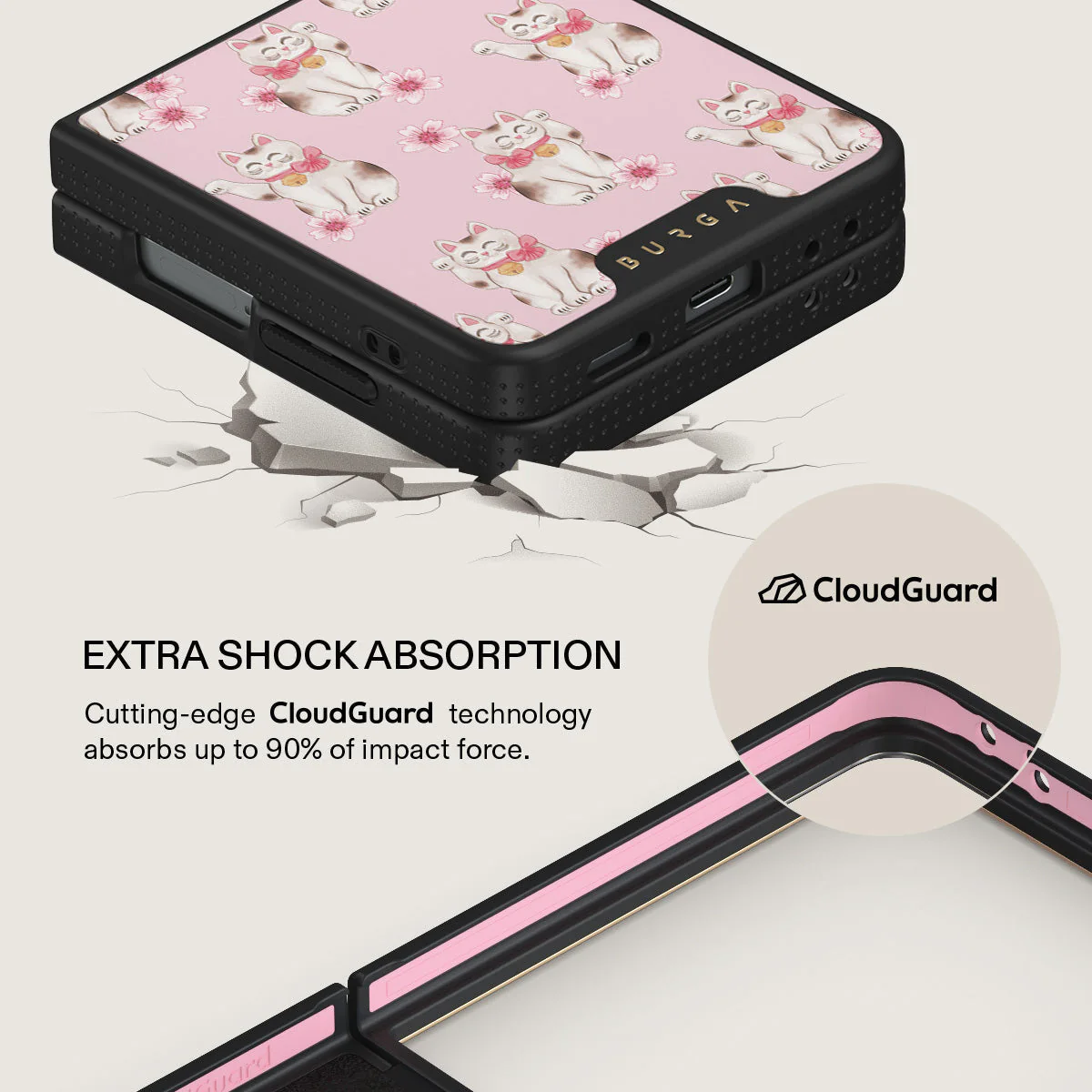 Maneki Neko - Samsung Galaxy Z Flip 7 Case - Image 7