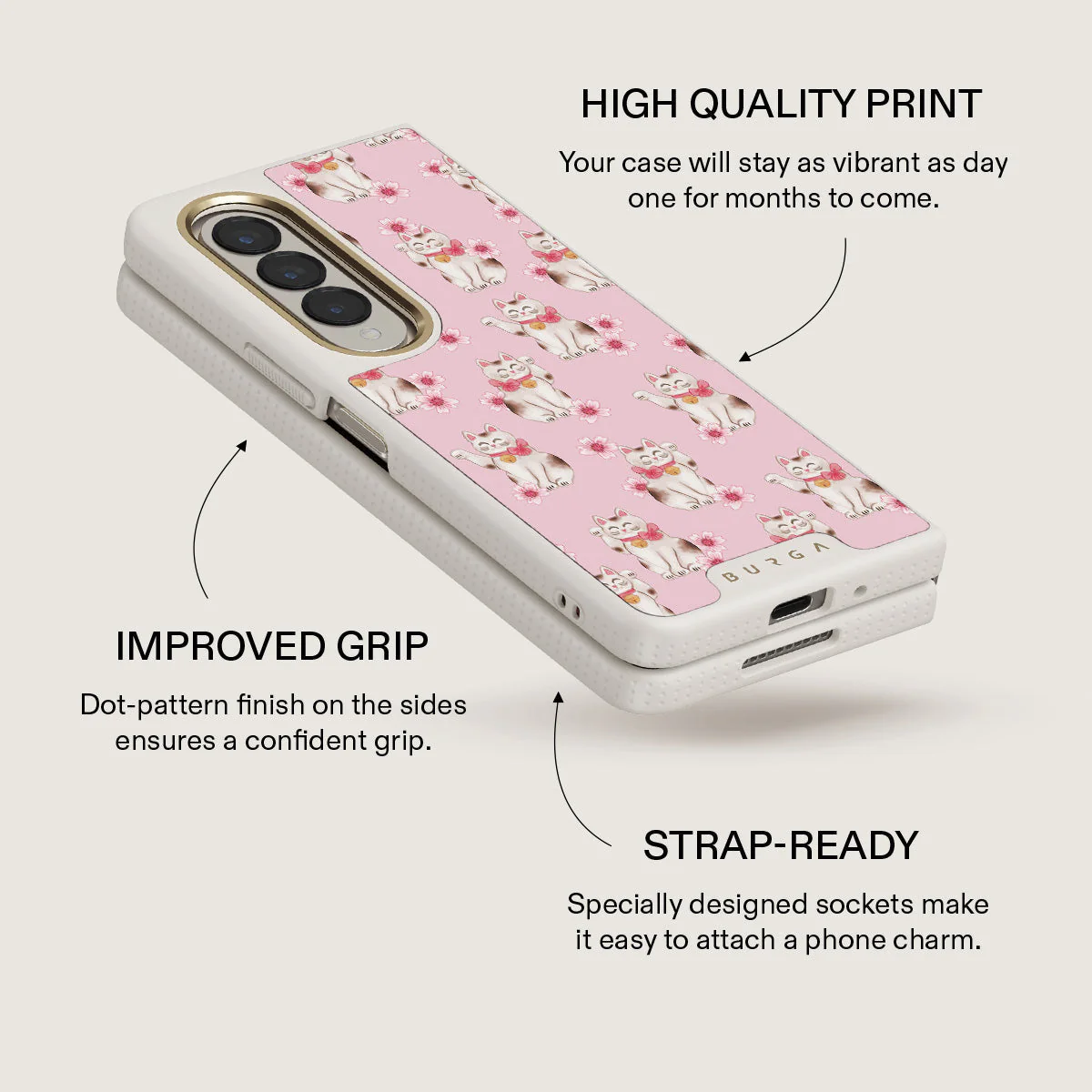 Maneki Neko - Samsung Galaxy Z Fold 4 Case - Image 24