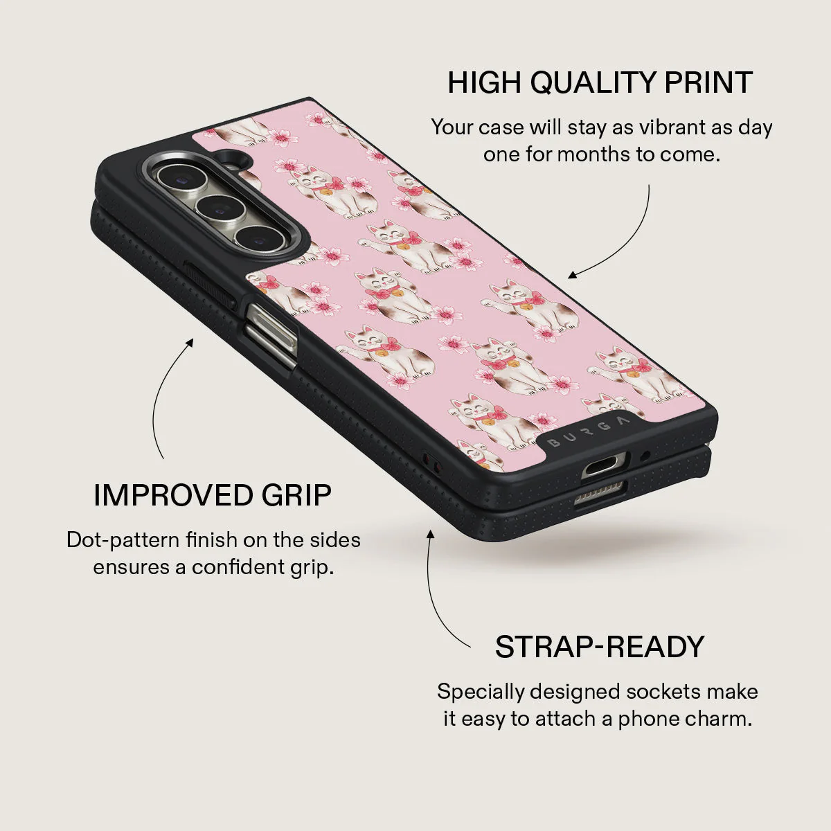 Maneki Neko - Samsung Galaxy Z Fold 5 Case - Image 12