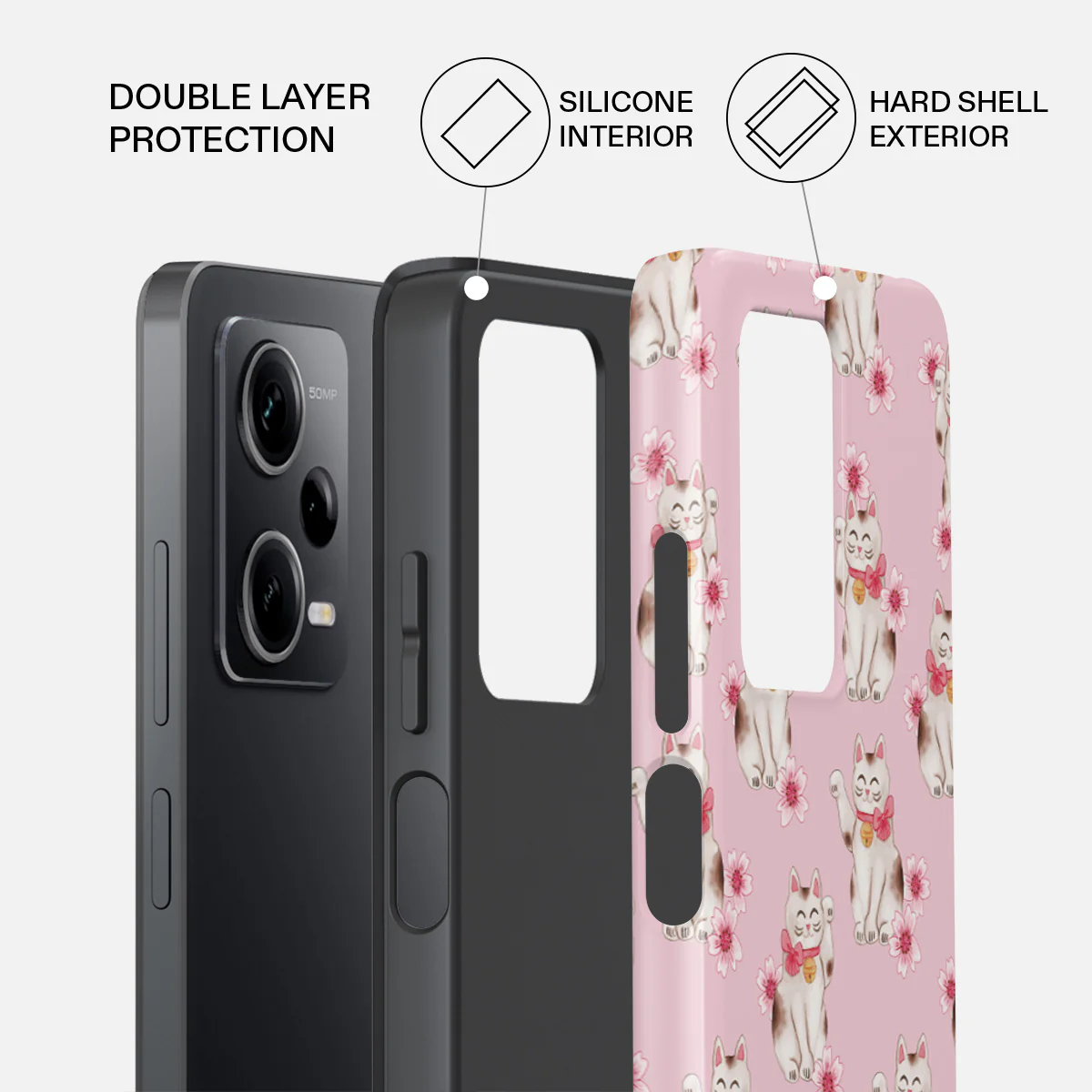 Maneki Neko - Xiaomi Redmi Note 12 Pro 5G Case - Image 2