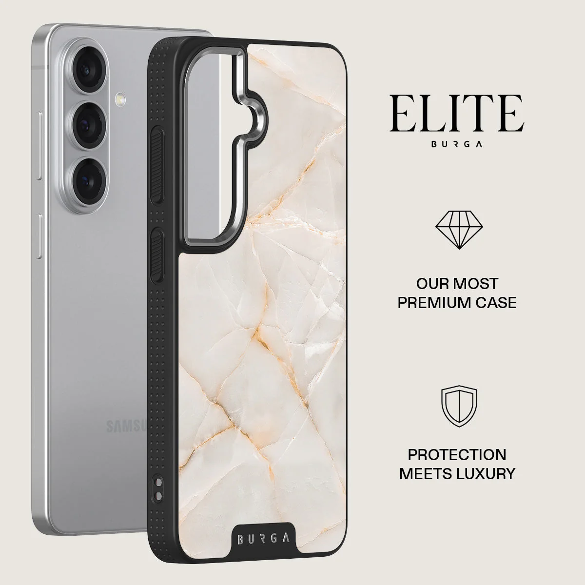Vanilla Sand - Marble Samsung Galaxy S26 Case - Image 20