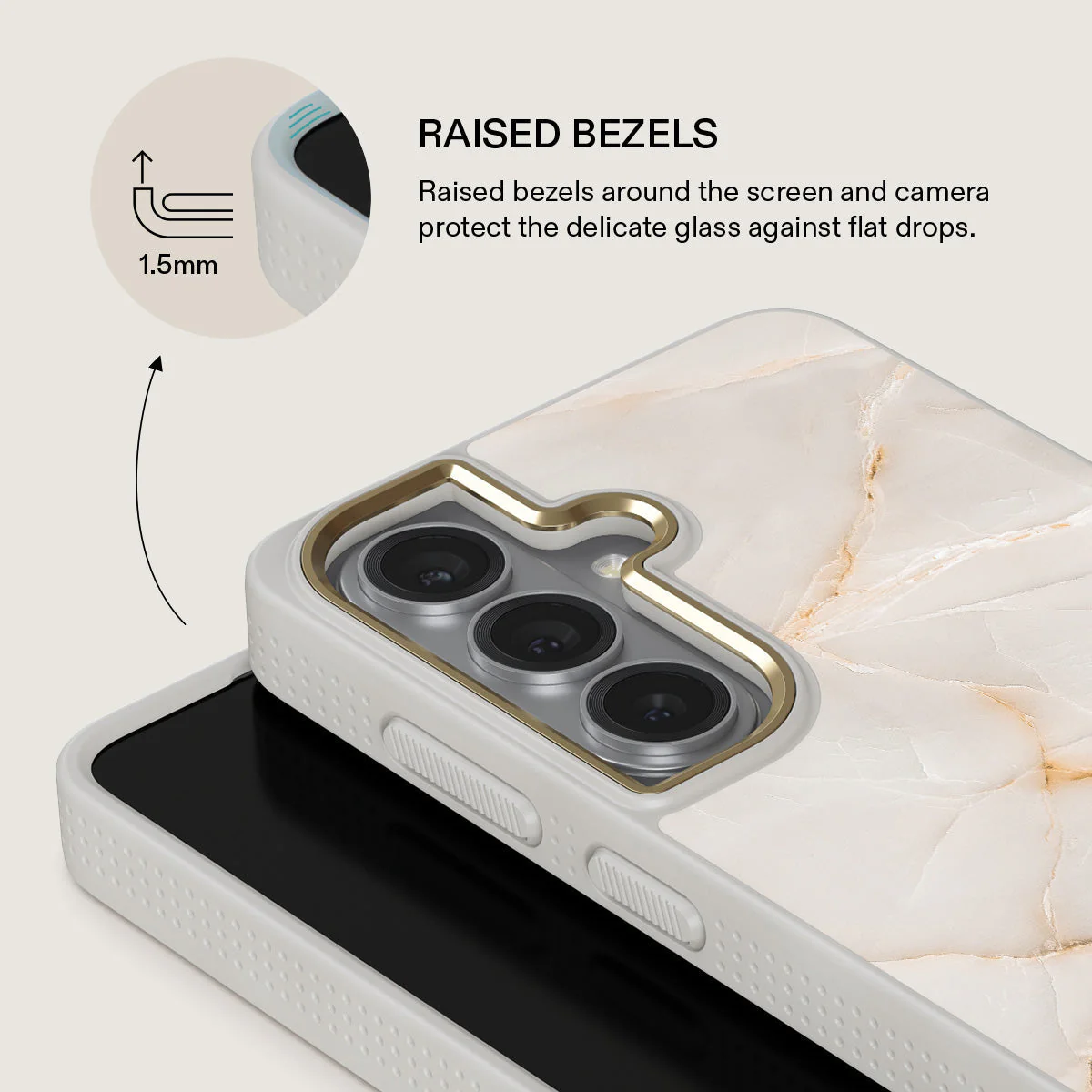 Vanilla Sand - Marble Samsung Galaxy S26 Case - Image 29