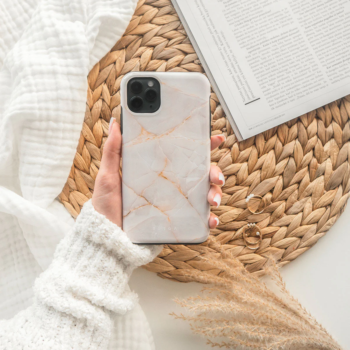 Vanilla Sand - Marble Samsung Galaxy S26 Ultra Case - Image 43