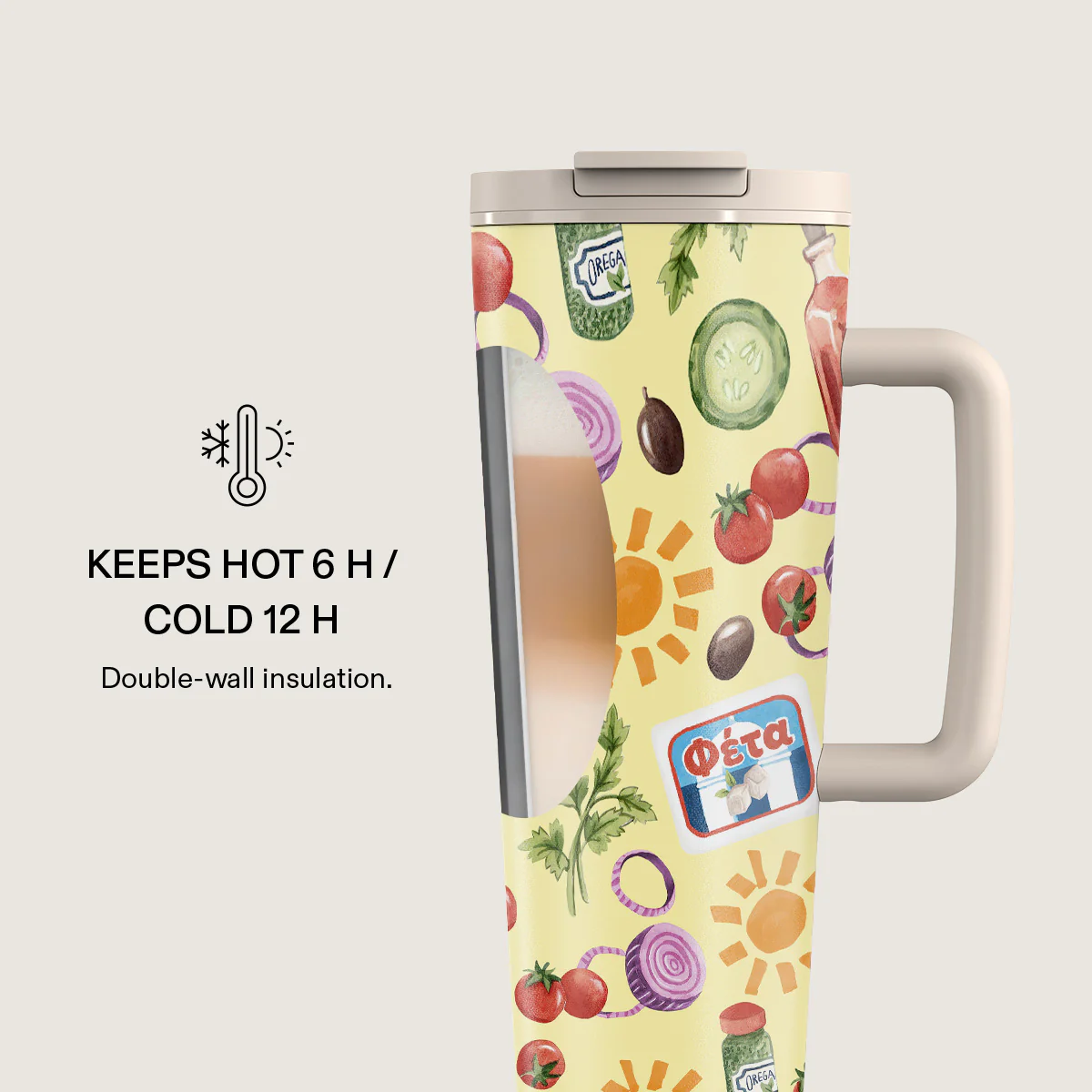Meraki - EasyGrip Travel Mug - Image 4