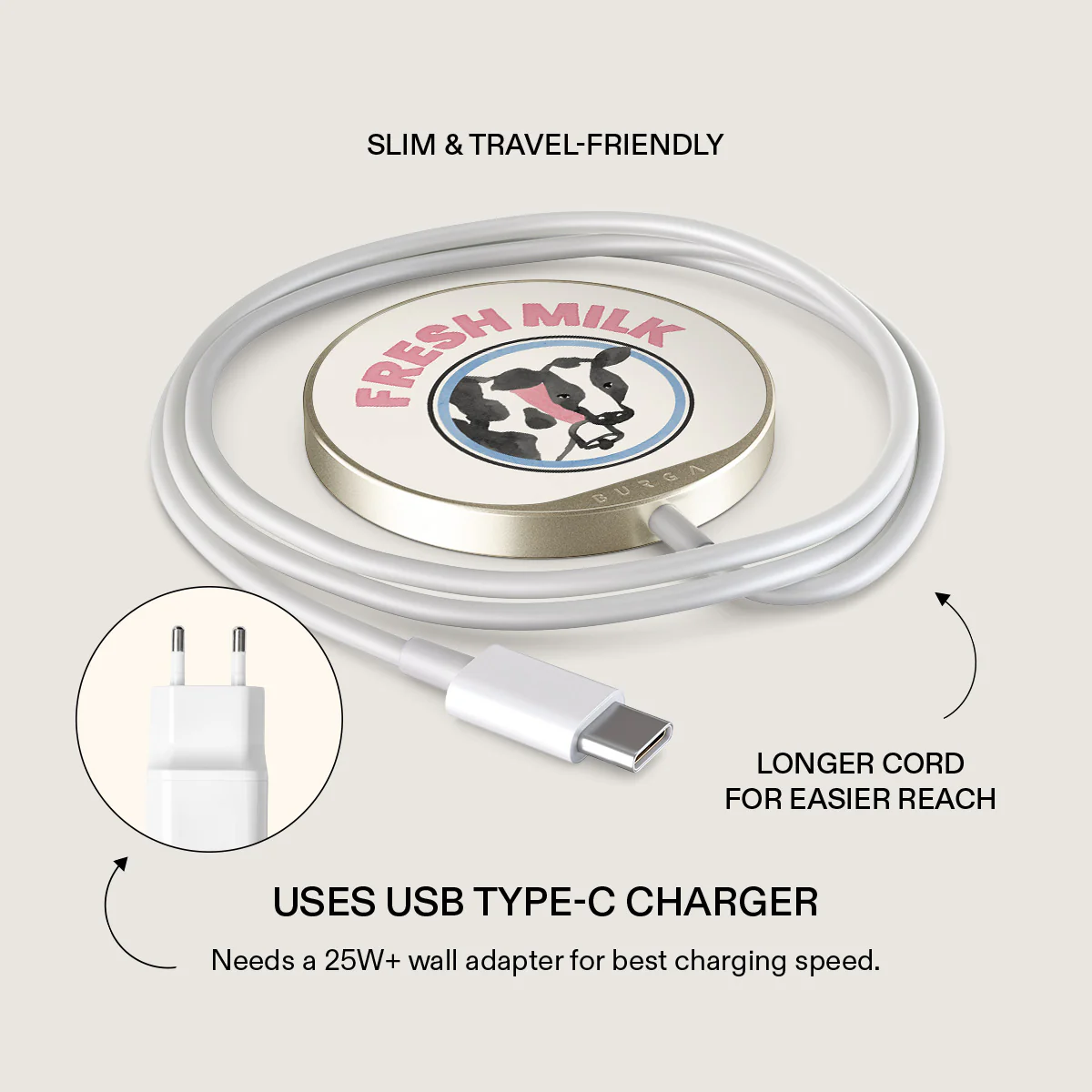 Milkshake - Magnetic Wireless Charger - Image 3