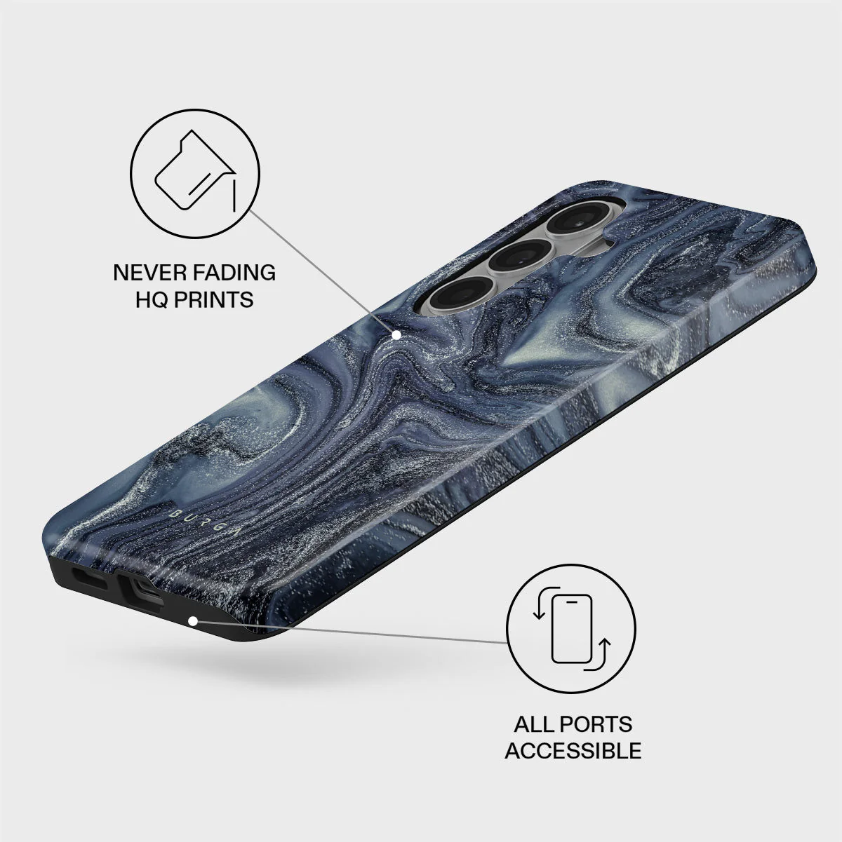 Navy Trench - Blue Samsung Galaxy S26 Case - Image 3