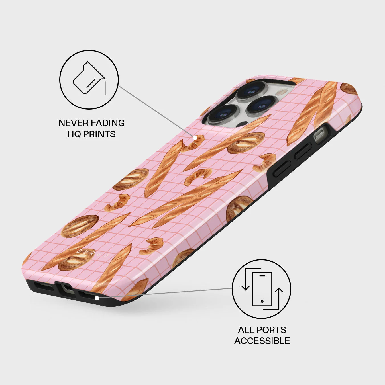 No Crumbs - iPhone 14 Pro Case - Image 3