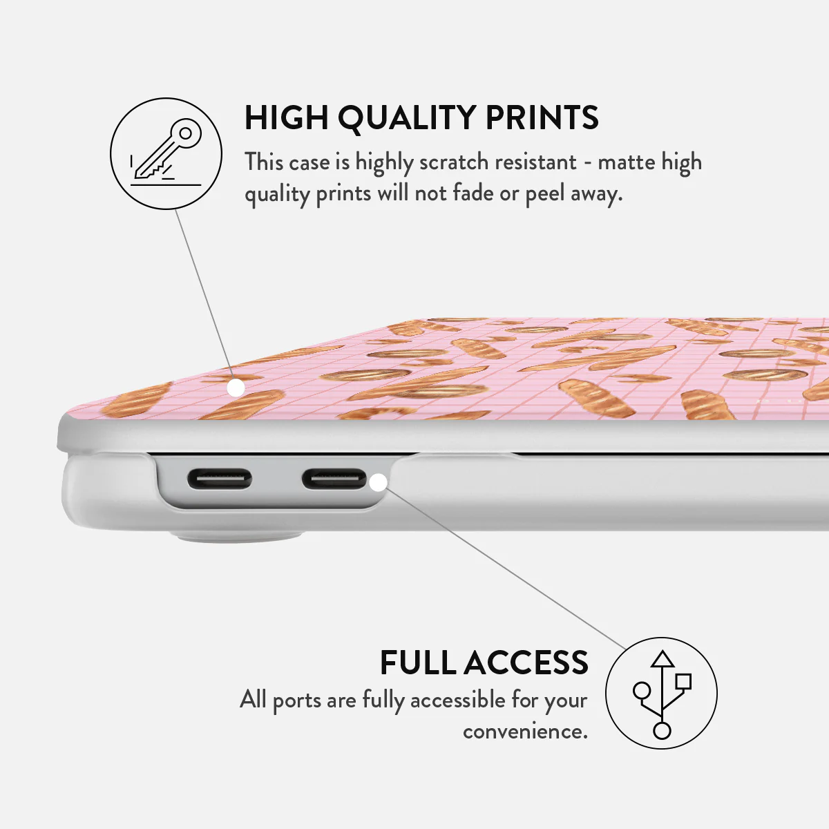 No Crumbs - Macbook Case - Image 24