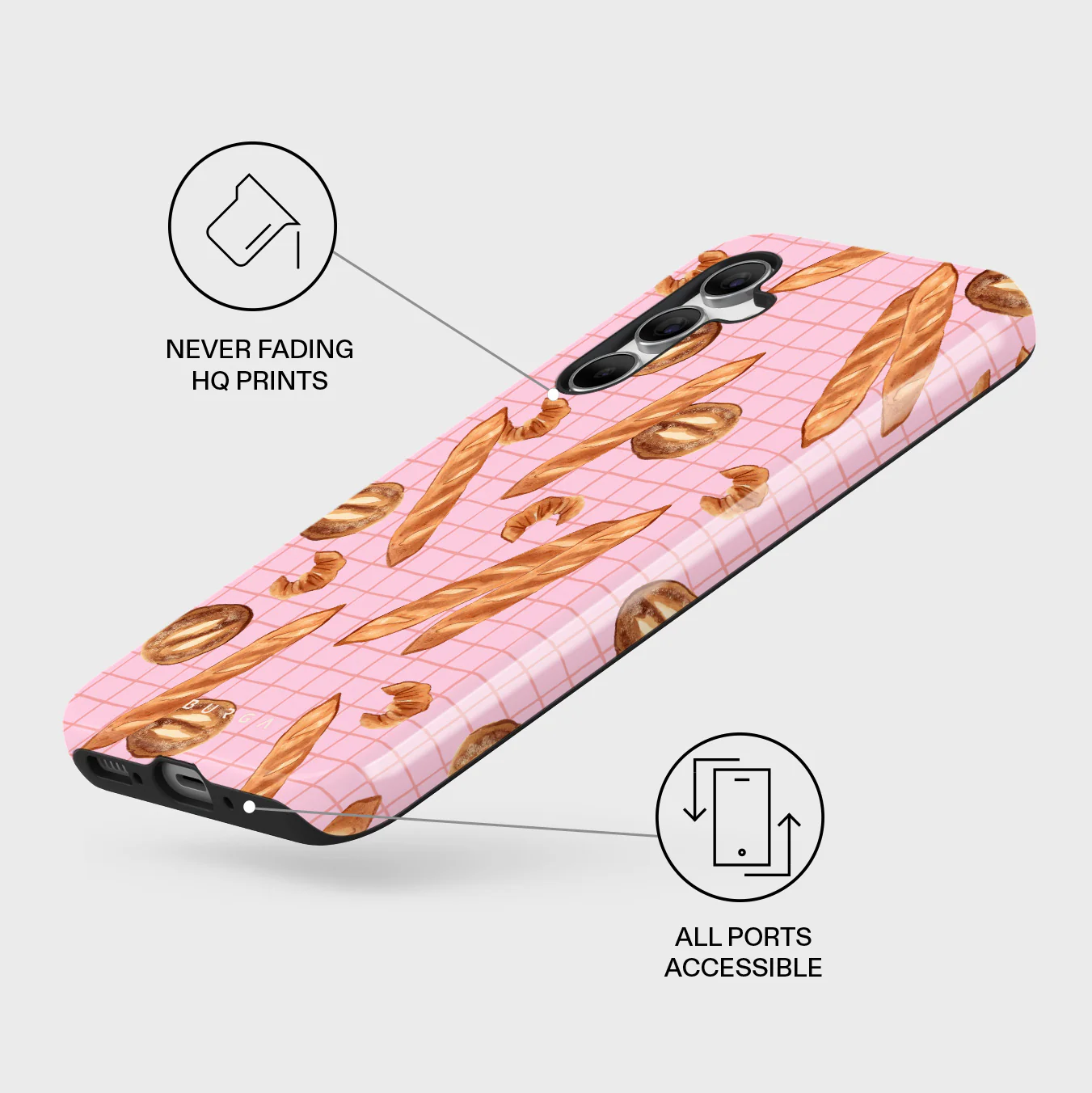 No Crumbs - Samsung Galaxy A54 Case - Image 3