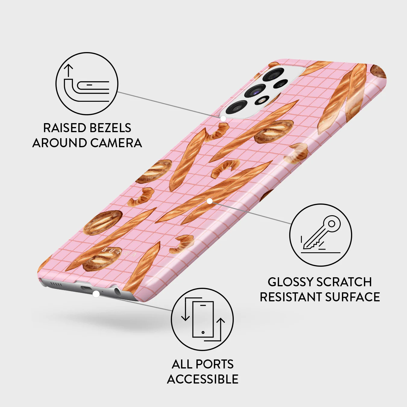 No Crumbs - Samsung Galaxy A72 4G / 5G Case - Image 3