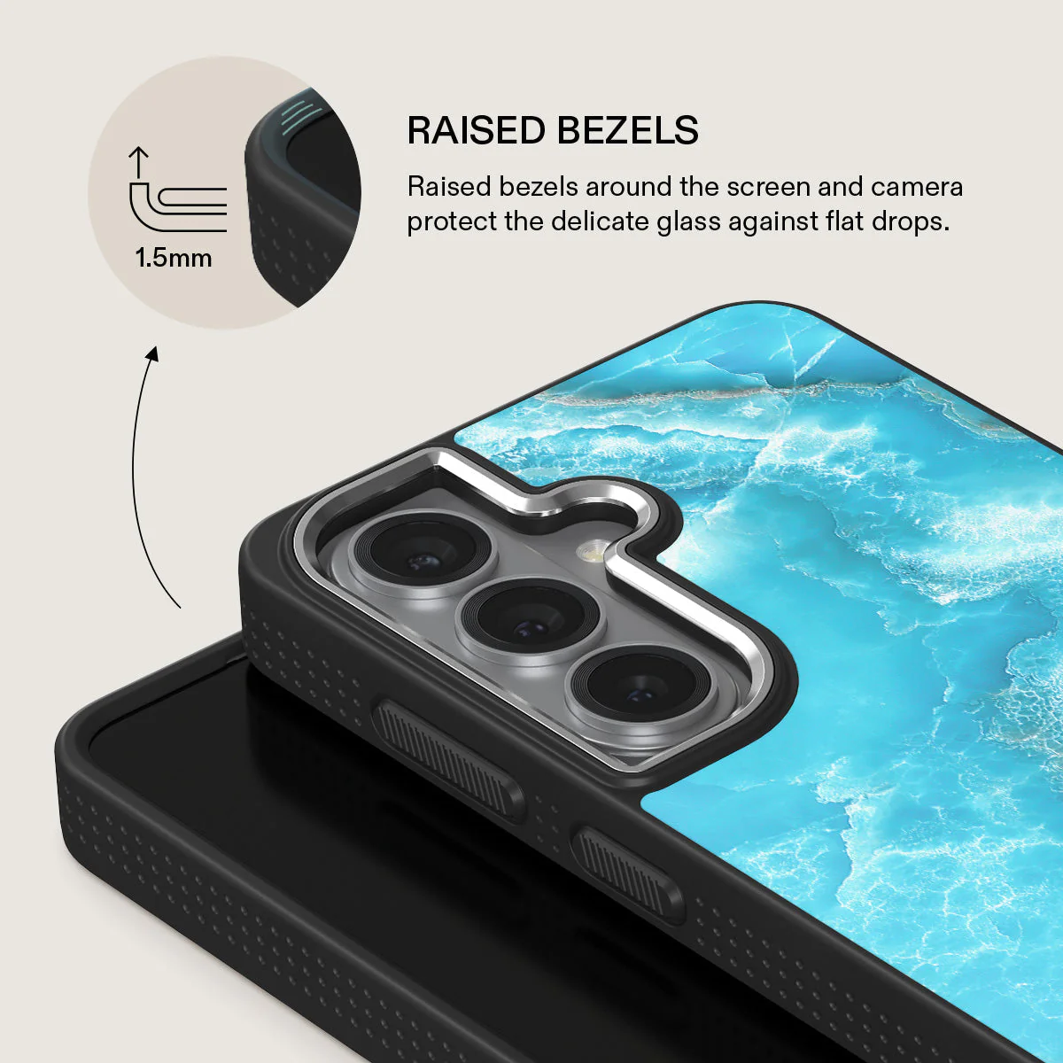 Ocean Waves - Blue Samsung Galaxy S26 Plus Case - Image 22