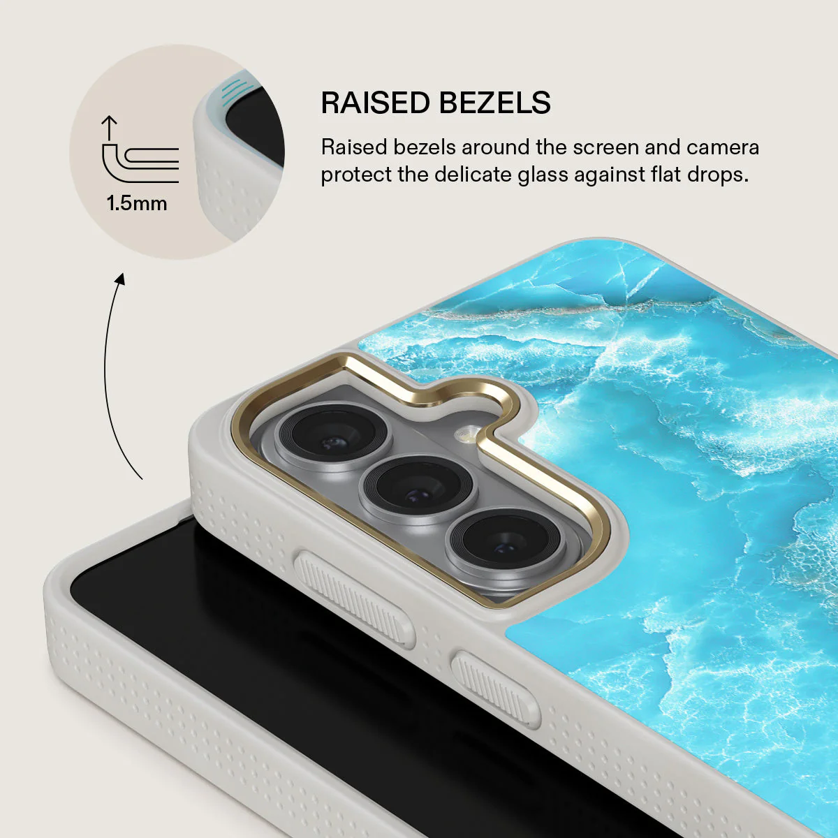 Ocean Waves - Blue Samsung Galaxy S26 Plus Case - Image 29