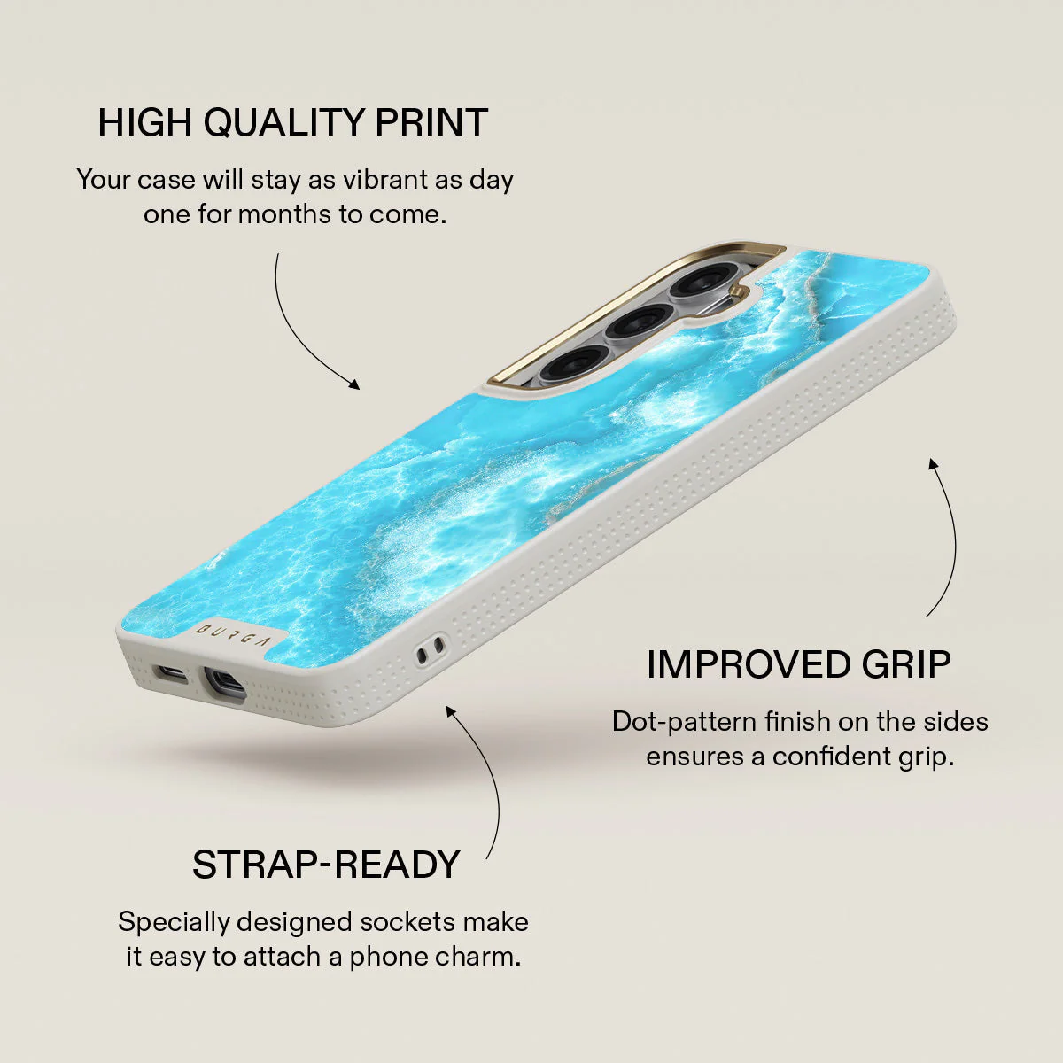 Ocean Waves - Blue Samsung Galaxy S26 Plus Case - Image 30