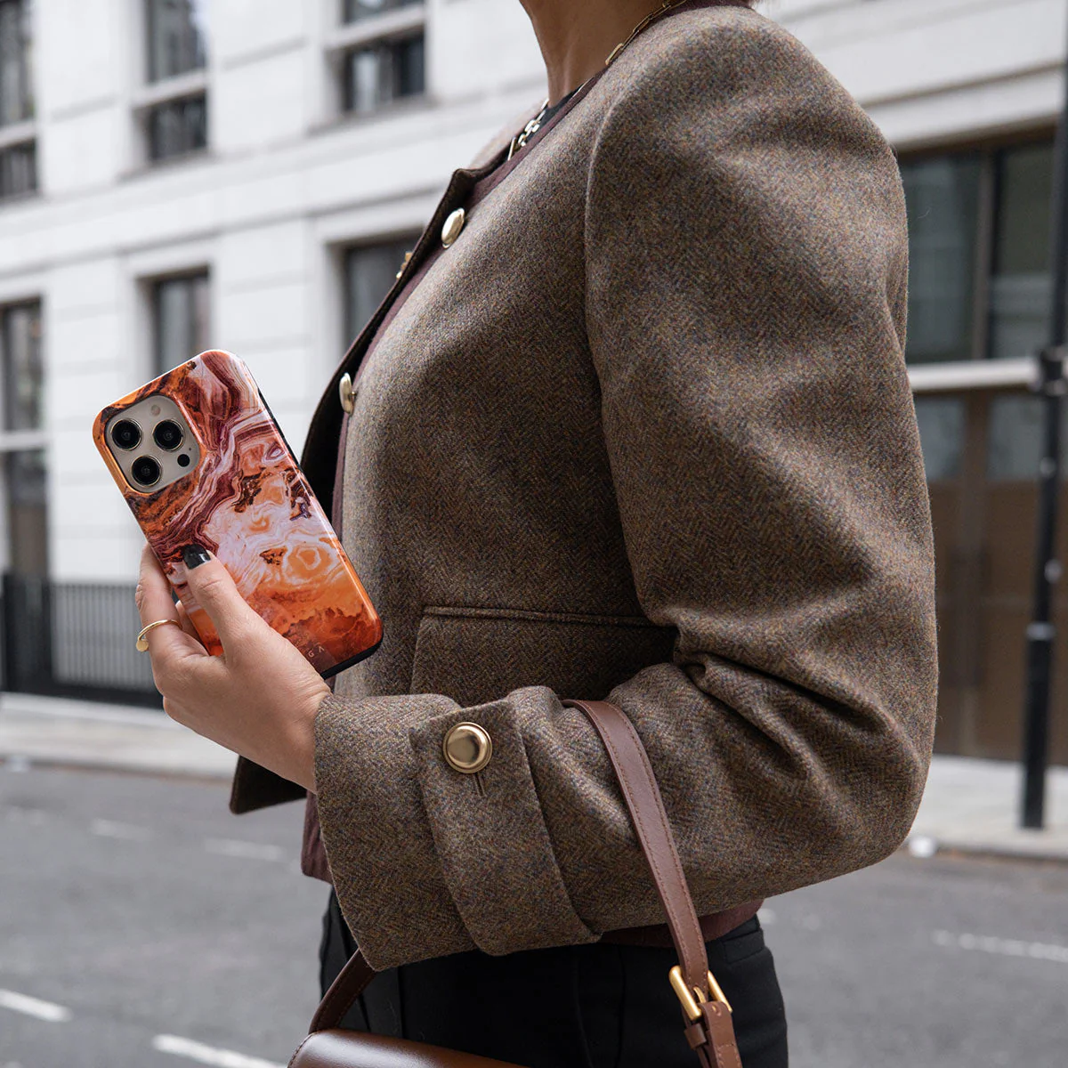 Pumpkin Spice - Orange Samsung Galaxy S26 Case - Image 42
