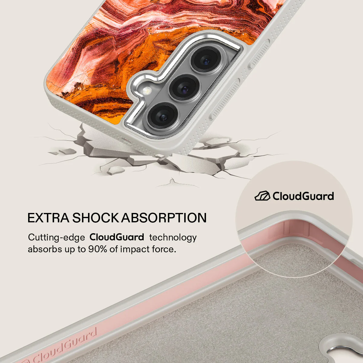 Pumpkin Spice - Orange Samsung Galaxy S26 Plus Case - Image 35
