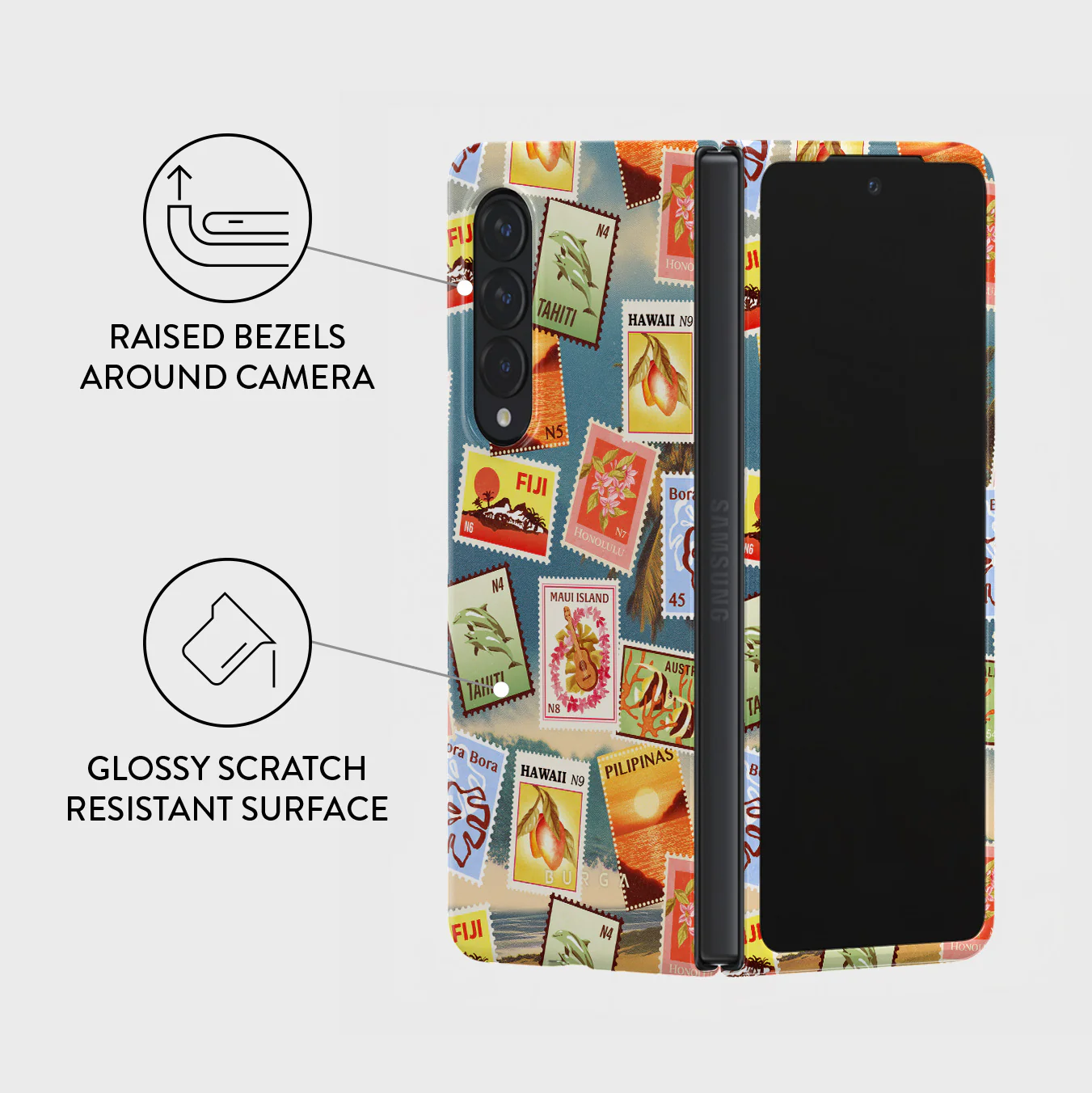 Paradise - Samsung Galaxy Z Fold 3 Case - Image 3