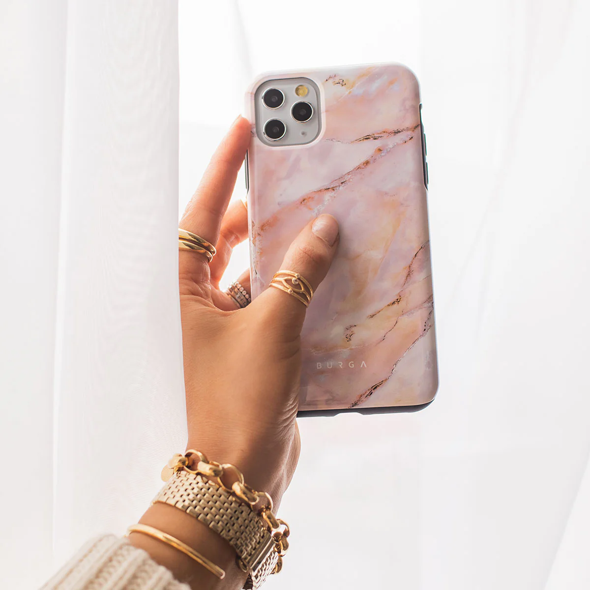 Morning Sunshine - Pastel Marble Samsung Galaxy S25 FE Case - Image 9