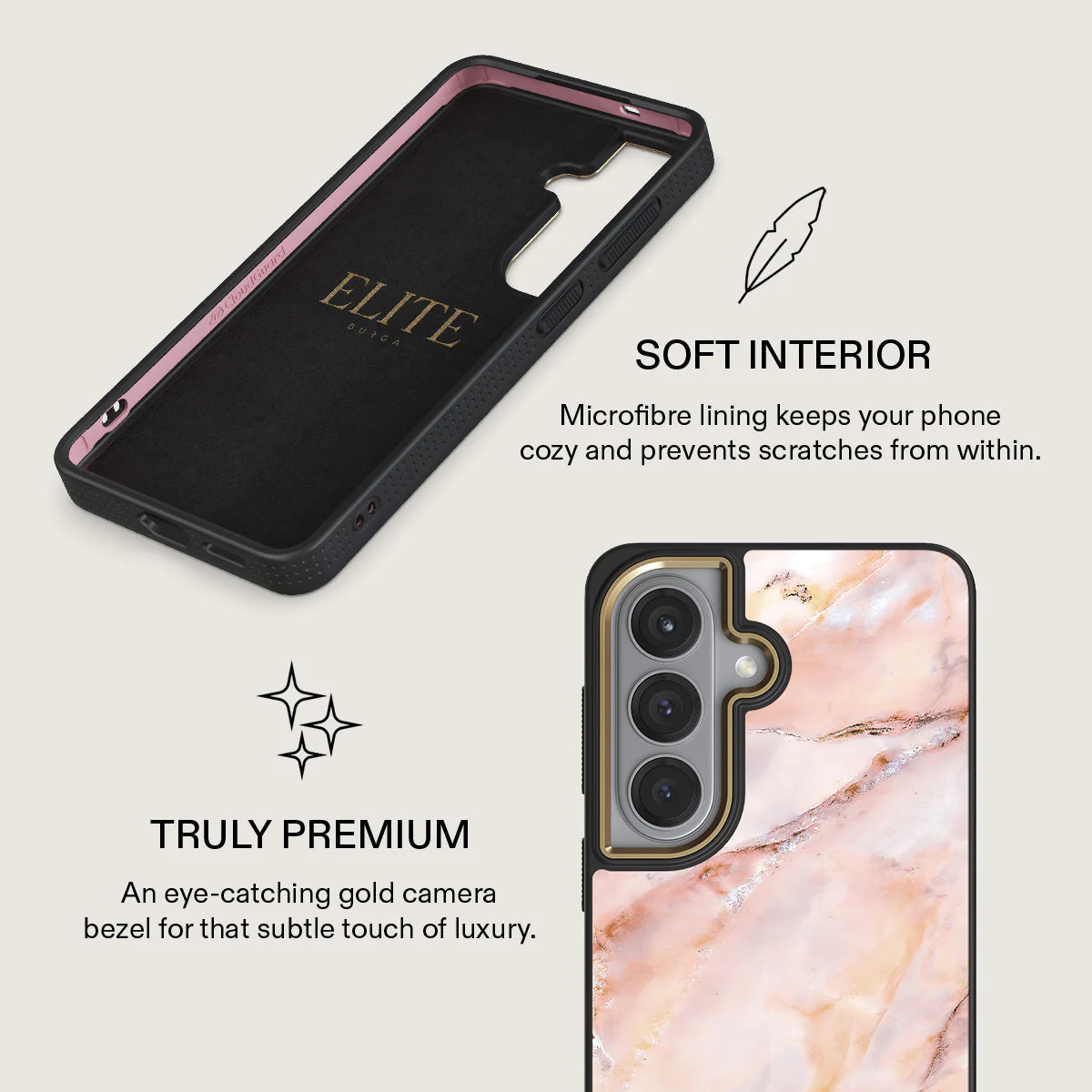 Morning Sunshine - Pastel Marble Samsung Galaxy S26 Case - Image 10