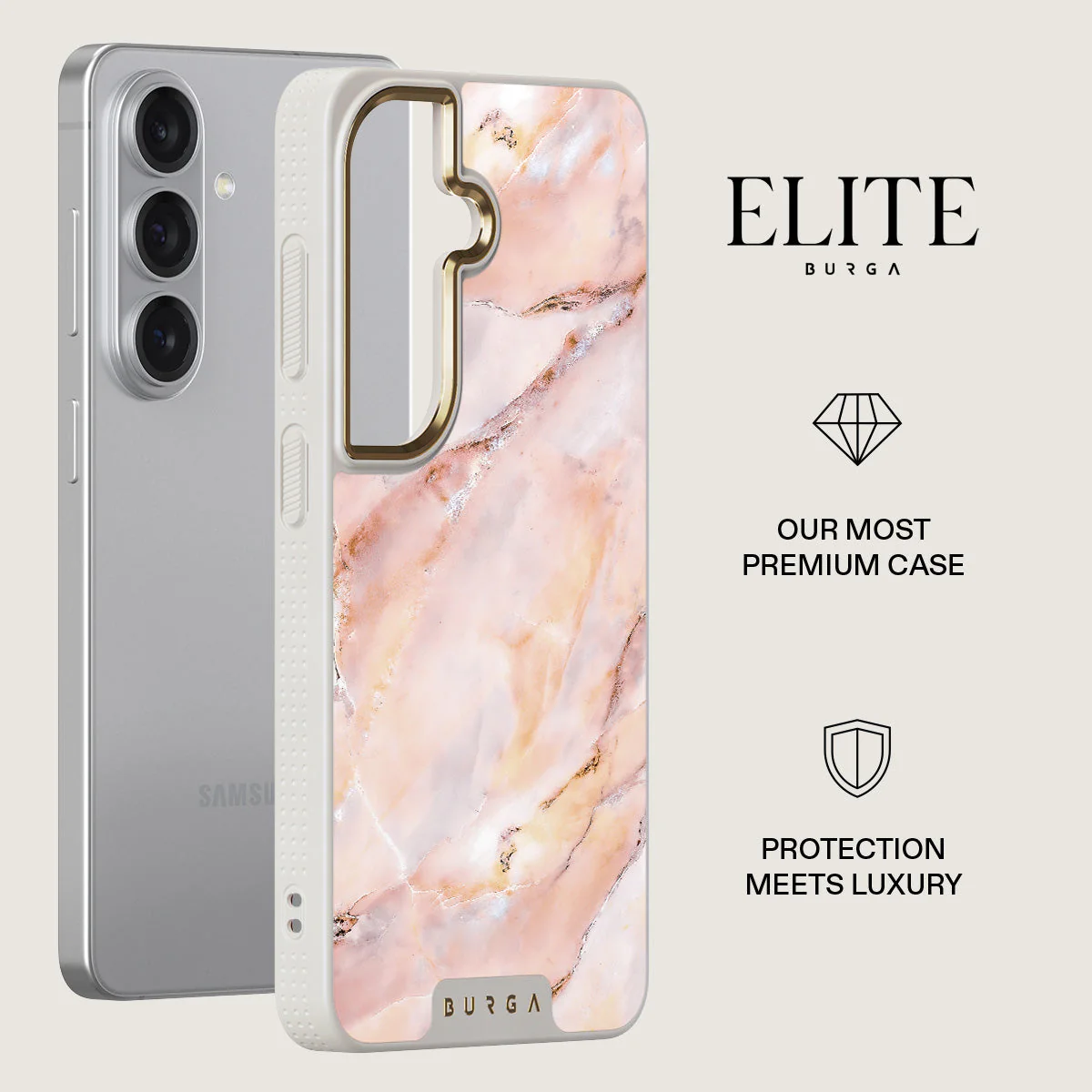 Morning Sunshine - Pastel Marble Samsung Galaxy S26 Case - Image 27