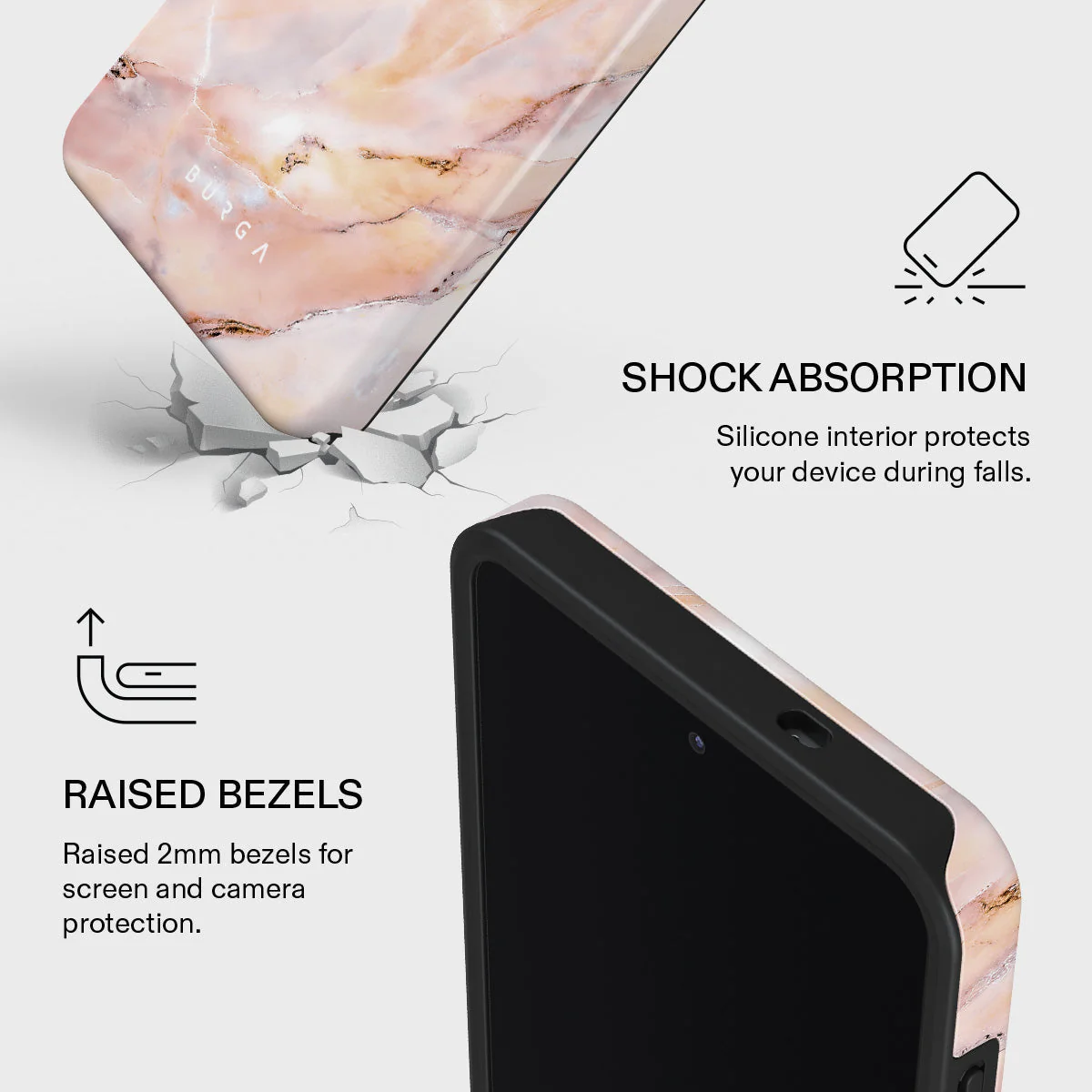 Morning Sunshine - Pastel Marble Samsung Galaxy S26 Ultra Case - Image 4