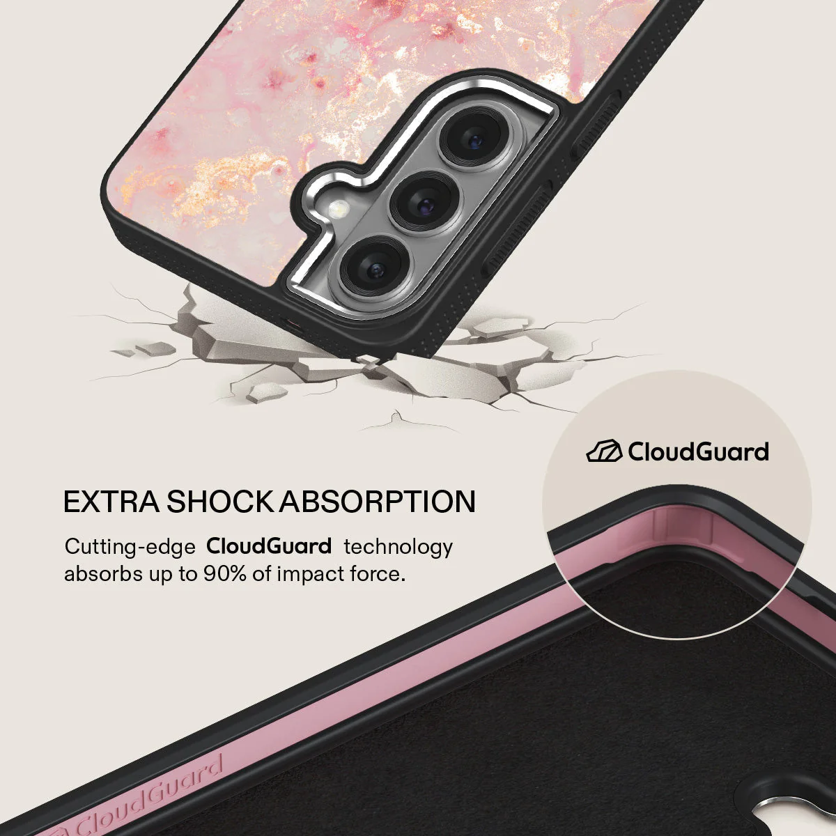Golden Coral - Pink Samsung Galaxy S26 Case - Image 21
