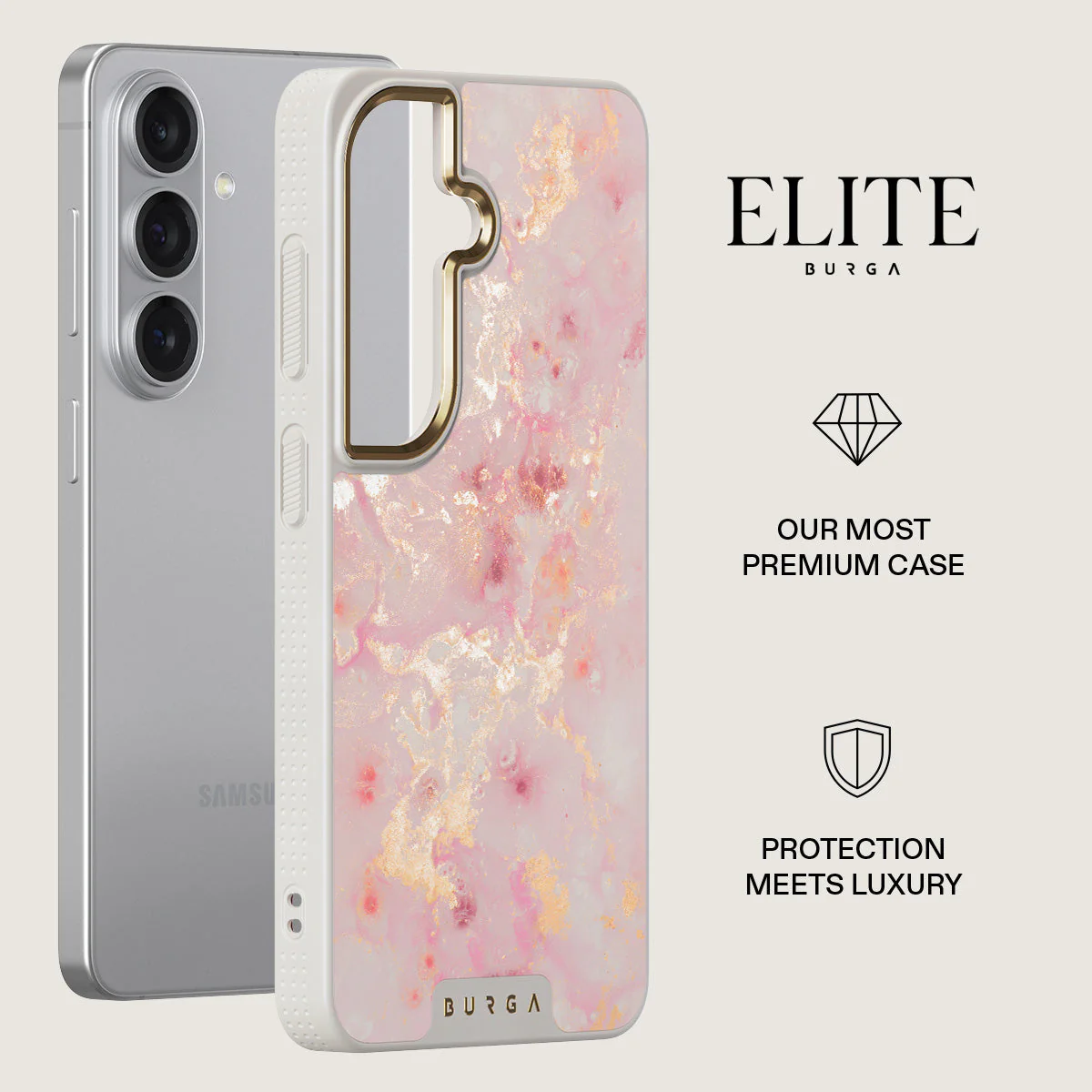 Golden Coral - Pink Samsung Galaxy S26 Case - Image 27