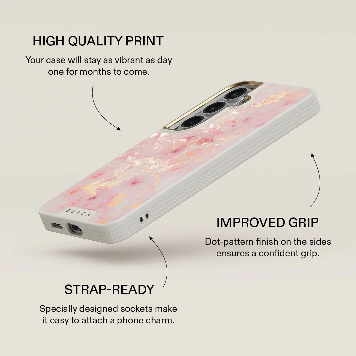 Golden Coral - Pink Samsung Galaxy S26 Case - Image 30