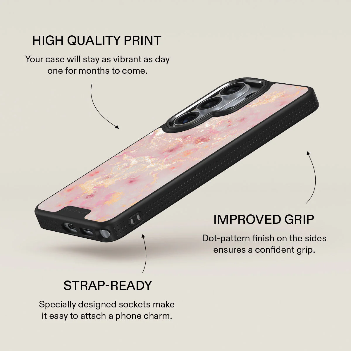 Golden Coral - Pink Samsung Galaxy S26 Ultra Case - Image 16