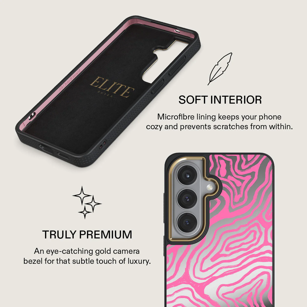 Pink Shores - Samsung Galaxy S26 Case - Image 46