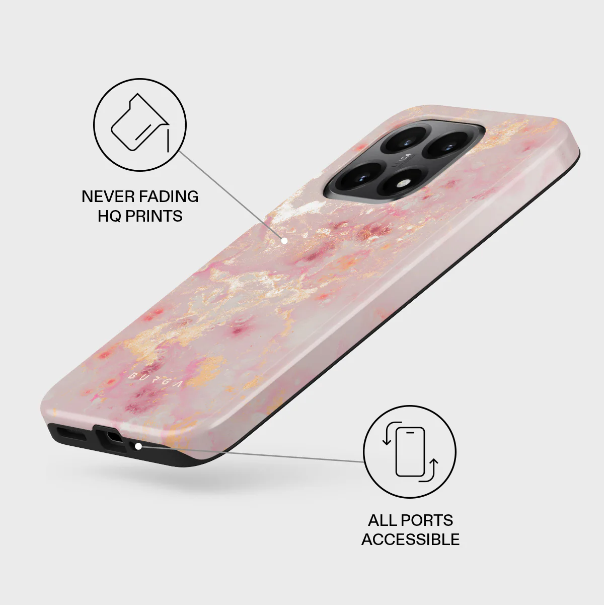 Golden Coral - Pink Xiaomi 15T Case - Image 3