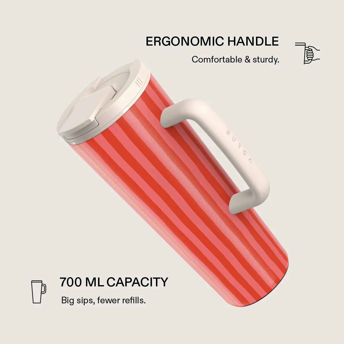 Pomegranate - EasyGrip Travel Mug - Image 2