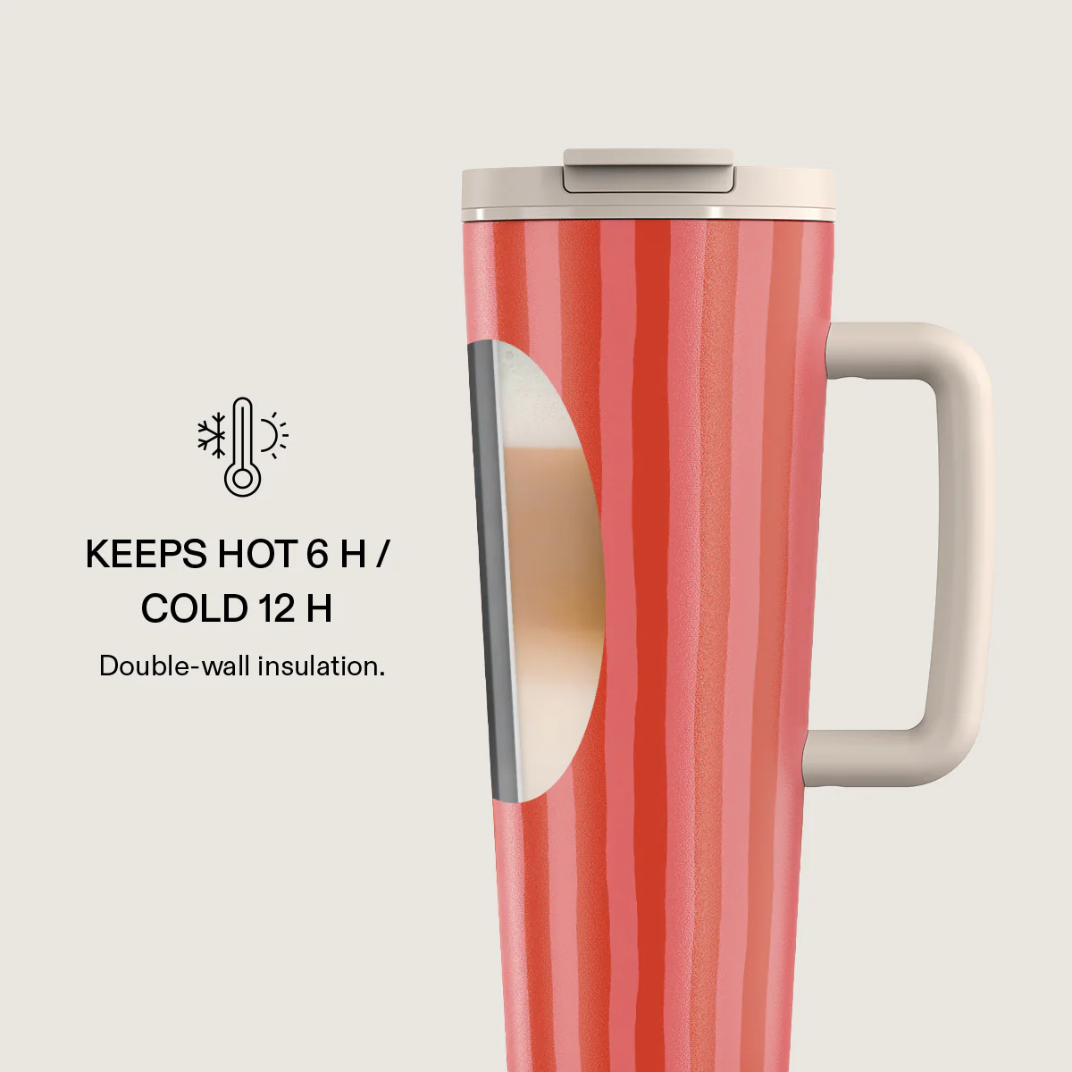 Pomegranate - EasyGrip Travel Mug - Image 4