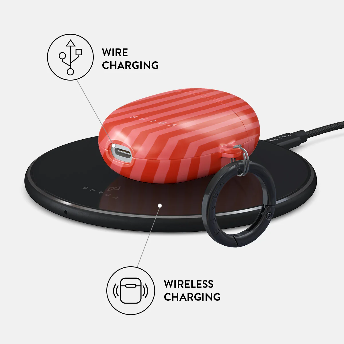 Pomegranate - Google Pixel Buds 2 Case - Image 3