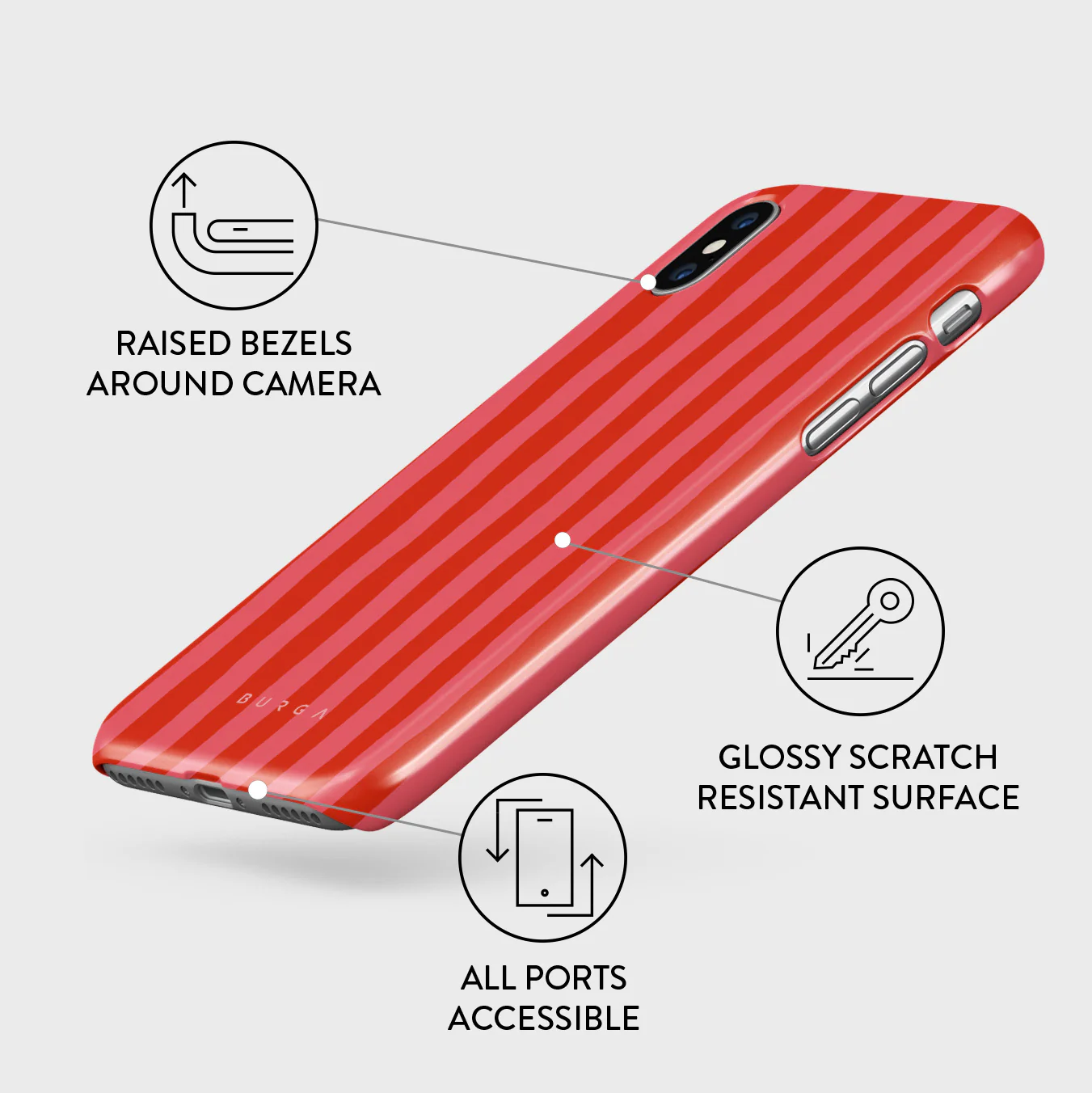Pomegranate - iPhone XS Max Case - Image 3