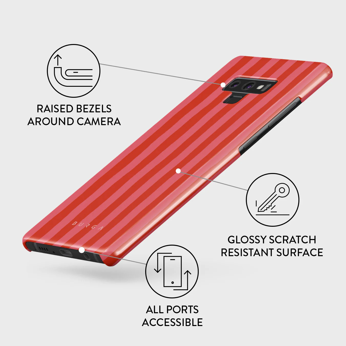Pomegranate - Samsung Galaxy Note 9 Case - Image 3