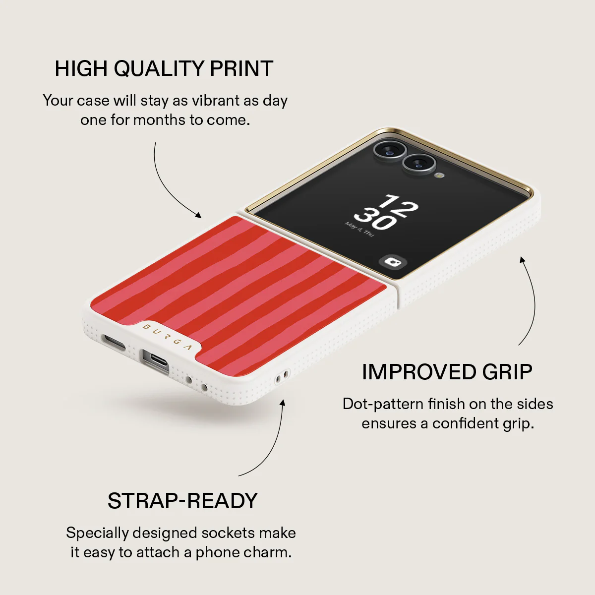 Pomegranate - Samsung Galaxy Z Flip 7 Case - Image 23