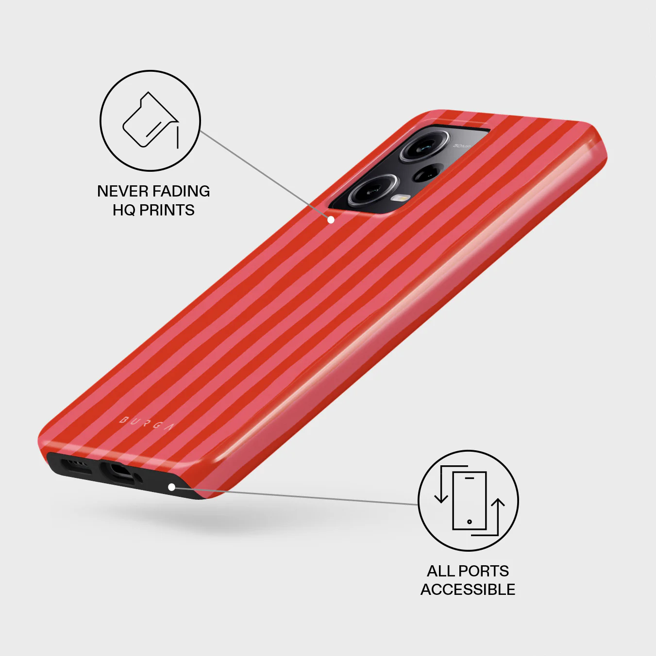 Pomegranate - Xiaomi Redmi Note 12 Pro 5G Case - Image 3
