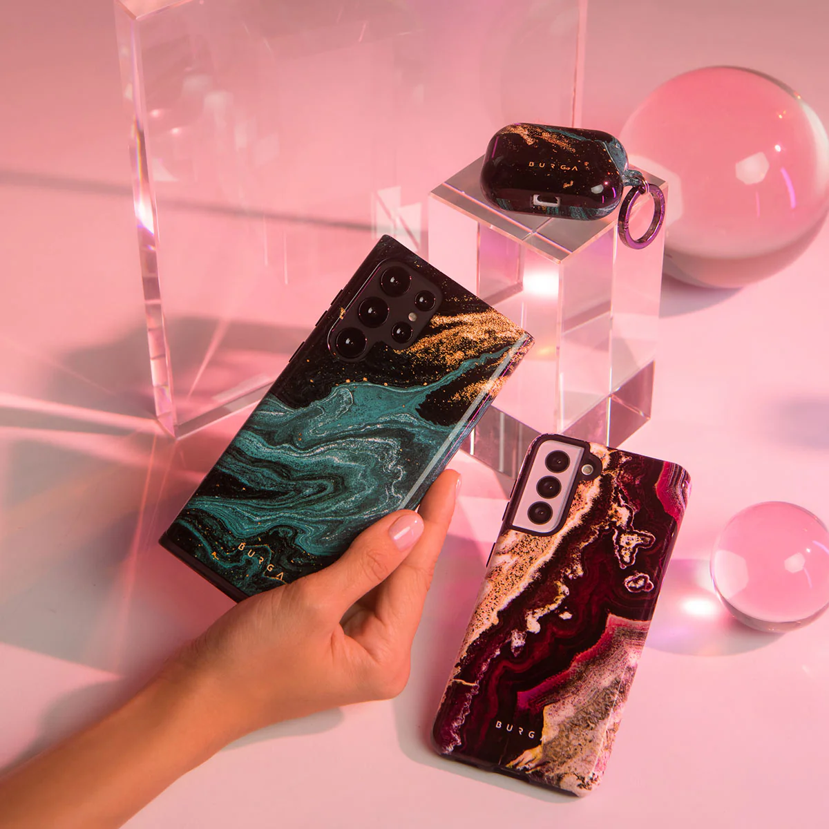 Purple Skies - Marble Samsung Galaxy S26 Plus Case - Image 52