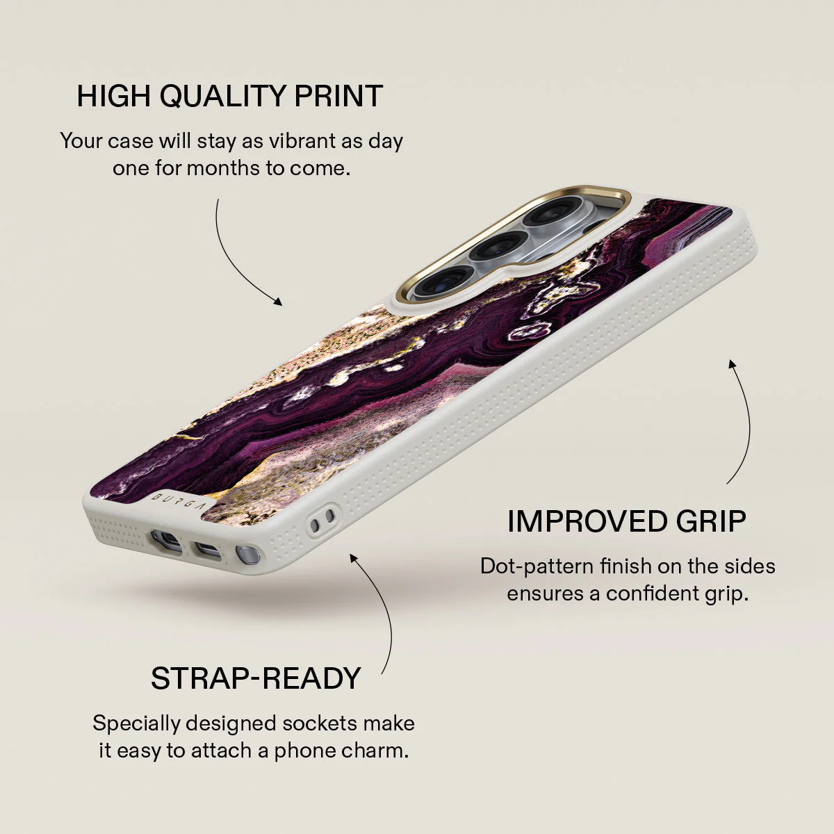 Purple Skies - Marble Samsung Galaxy S26 Ultra Case - Image 30
