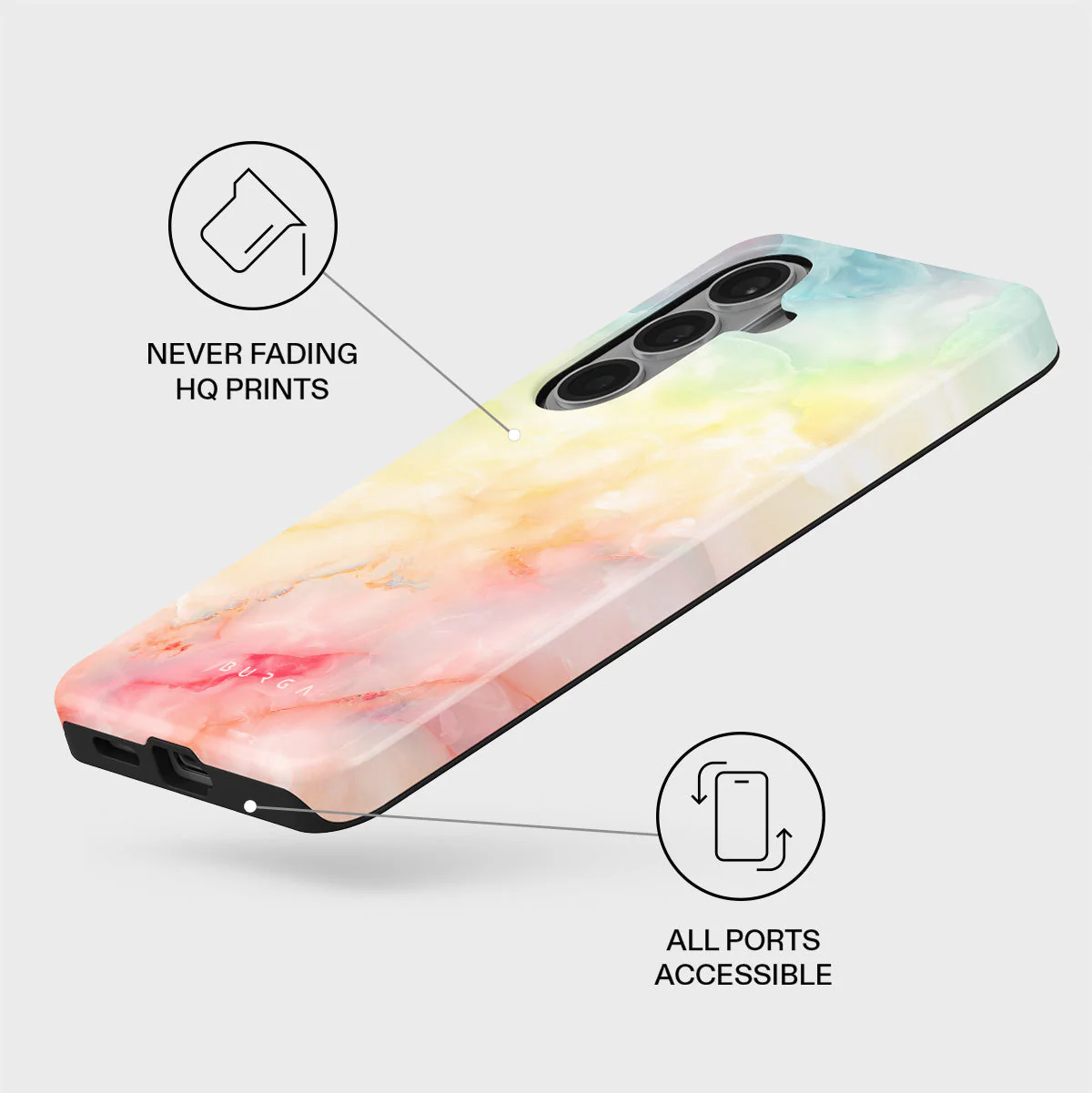 New Flame - Rainbow Samsung Galaxy S26 Case - Image 3
